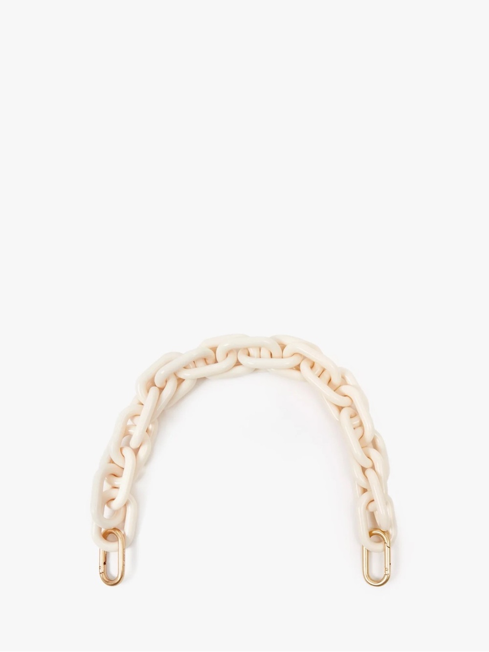 Clare V cream resin shortie strap